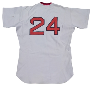 1976 Dwight Evans Game Used & Signed Boston Red Sox Road Jersey (Sports Investors Authentication & JSA)
